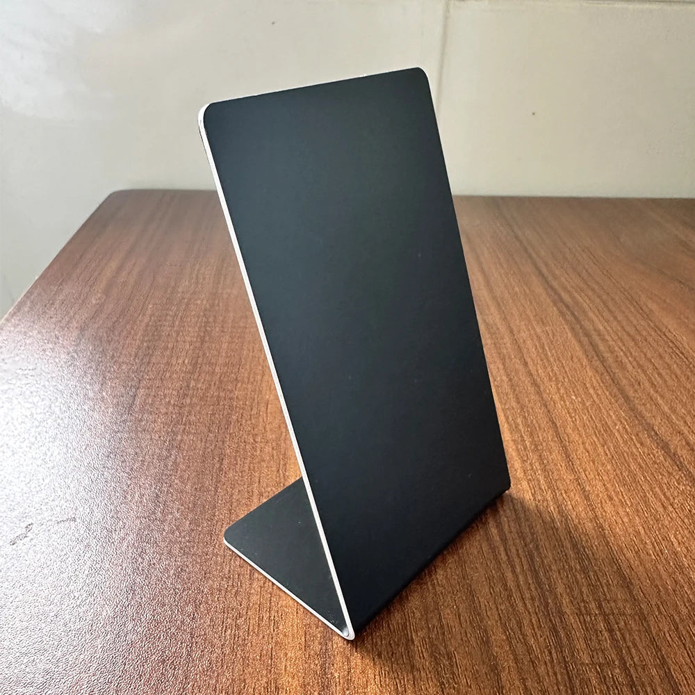 NFC215 Programmable Google Review Acrylic Stickers – 13.56MHz Waterproof NFC Station Table Stand Card