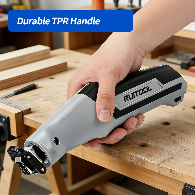 Reciprocating Saw Blade Manual Handle - Quick-Change Non-Slip Grip, 1/2" Universal Shank