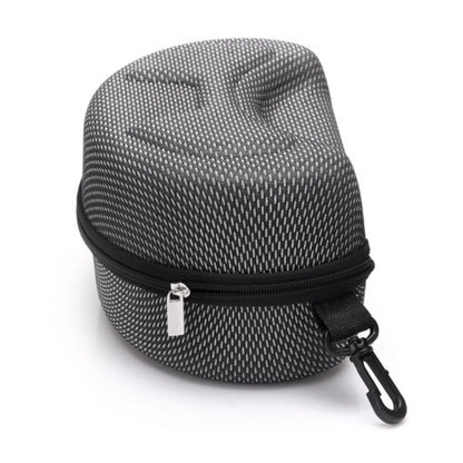 Portable EVA Ski Glasses Protector Case for Snowboard & Skiing Eyewear - Zipper Hard Box Holder (No Goggles)