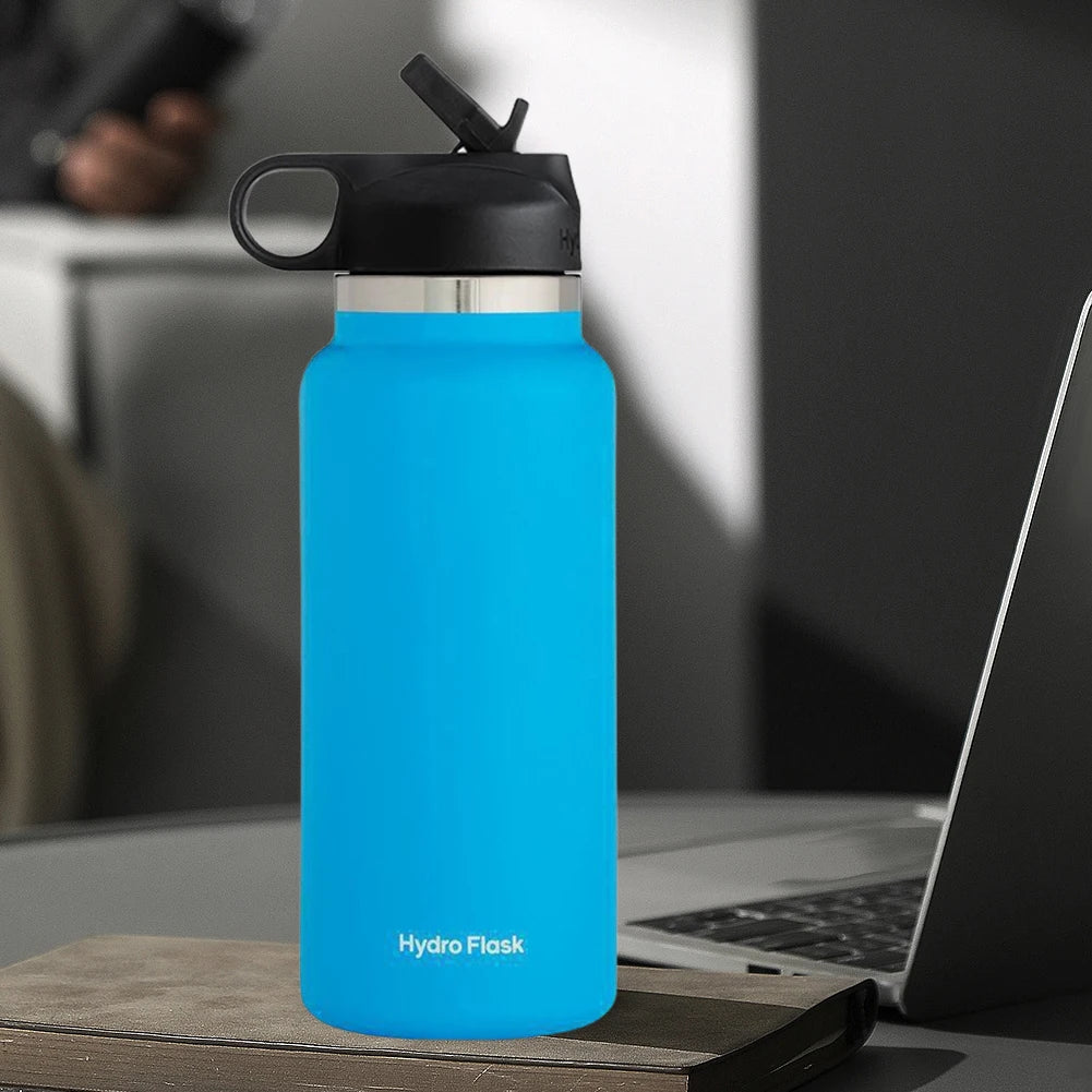 40oz Insulated Water Bottle – Stainless Steel Vacuum Flask, Keeps Drinks Hot & Cold, Flex Cap