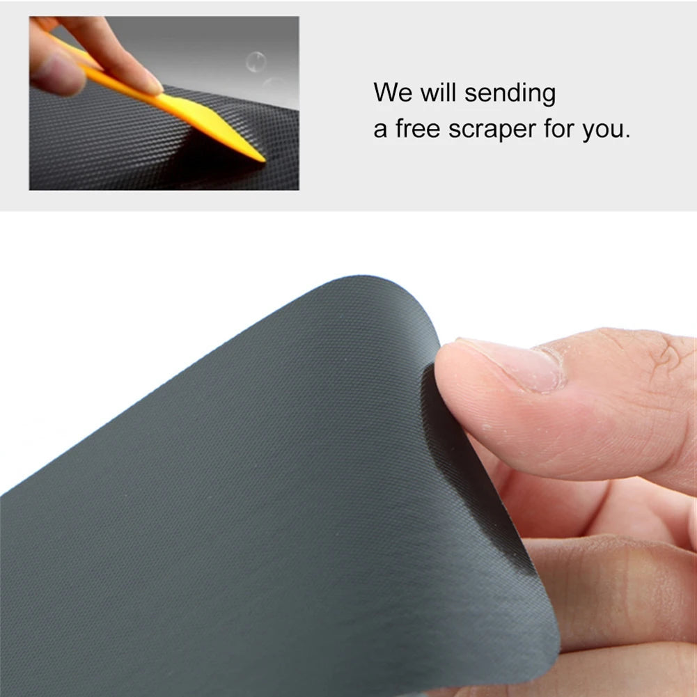 3D Carbon Fiber Trunk Guard Sticker - Universal Rear Bumper Scratch Protector Strip for Car Trunk & Door Sill Protection