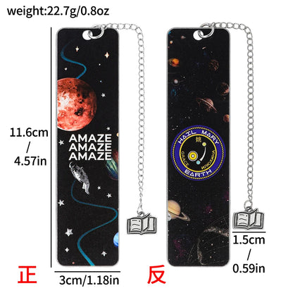 Project Hail Mary Double-Sided Bookmark - Sci-Fi Movie Collectible and Reading Accessory Gift for Book Lovers