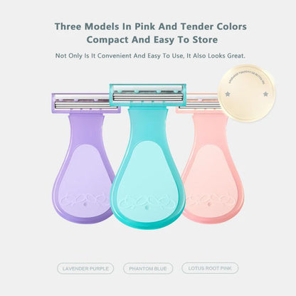Mini Hair Removal Razor for Women — Portable Stainless Steel Shaving Knife for Body & Private Parts