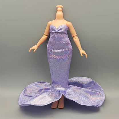 Handmade Doll Dresses & Shoes – Outfit for 28cm High School Dolls with Big Eyes & Long Eyelashes, Perfect Birthday Gift