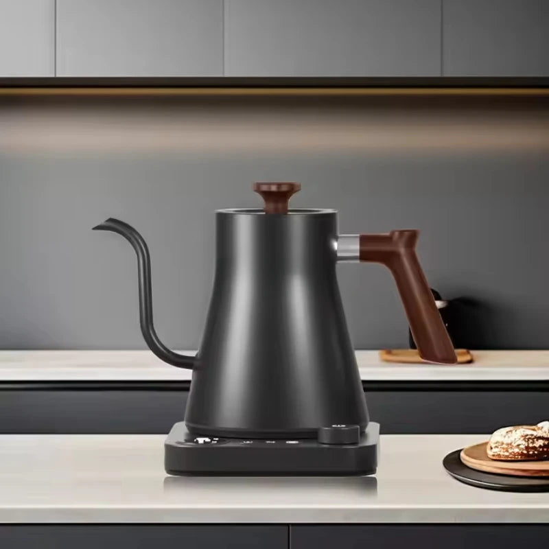 900ml Smart Electric Kettle — Constant Temperature Gooseneck Pot for Hand-Brewed Coffee & Milk Powder