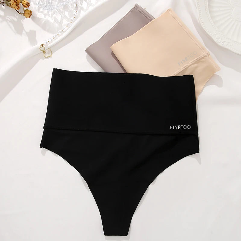 4PCS Seamless Ice Silk Panties Set for Women – Low Waist G-String, Soft Ultra-Thin Sexy Underwear Briefs