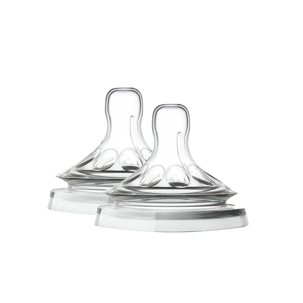 Silicone Baby Bottle Nipple - 5.5cm Wide Mouth Natural Shape, Soft & Easy-Clean Feeding Accessory