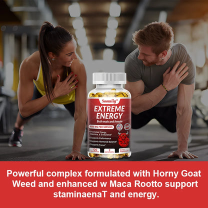 Ginseng Energy Booster – Natural Supplement for Focus, Endurance, Performance & Fatigue Relief
