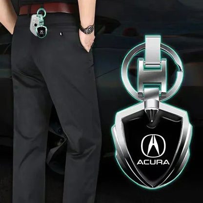3D Metal Car Logo Keychain – Key Ring for Acura RDX, Integra, TLX, MDX, ZDX, RLX, TSX, RSX, NSX Accessories