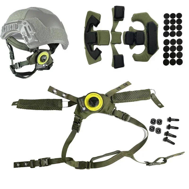Team Wendy Helmet Chin Strap – Hanging Suspension System for FAST MICH Tactical Airsoft Helmet Accessories