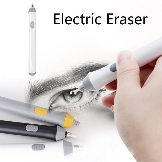 Sketch Electric Highlight Eraser - Auto Rotating Art Painting Tool, Student Stationery Supplies