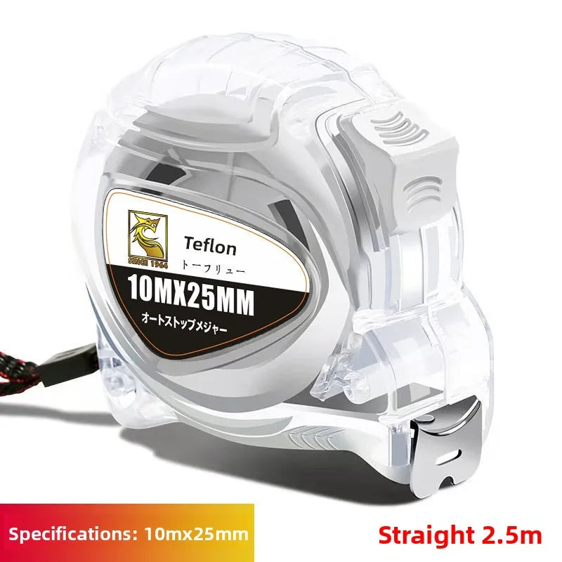 Fluorescent Tape Measure - 5m/7.6m Widened, Thickened & Wear-Resistant Precision Measuring Tool