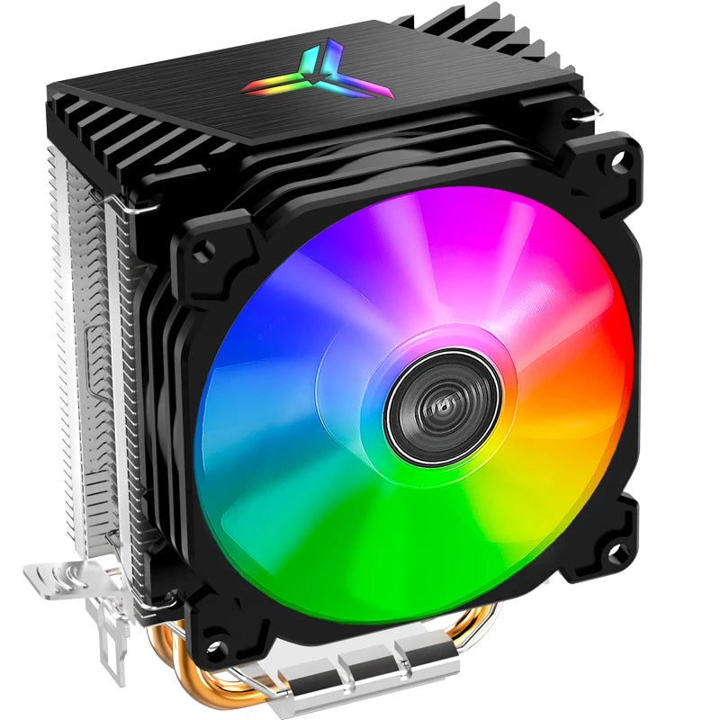 Jonsbo CR1200 CPU Cooler — 2 Heat Pipe Tower with RGB 9cm Fan for Intel LGA115X/775 & AMD AM4