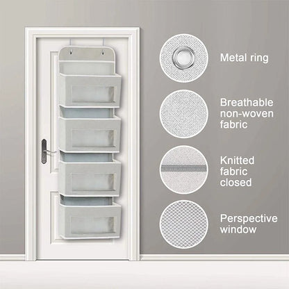 Space-Saving Non-Woven Storage Bag - Wall Hanging Wardrobe Organizer for Baby Diapers, Closet, Dorm, Bath & Kitchen Essentials