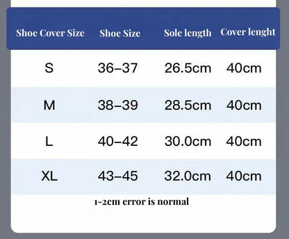 Black Waterproof Rain Boot Covers – High-Top Shoe Covers with Reflector for Motorcycle, Bike & Outdoor Use (Men & Women)