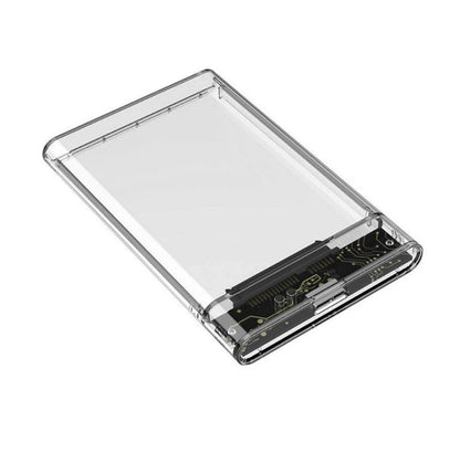 USB 3.0 2.5 Inch HDD Enclosure - SATA SSD Hard Drive Case with 5Gbps Transfer Speed, External Housing with Cable