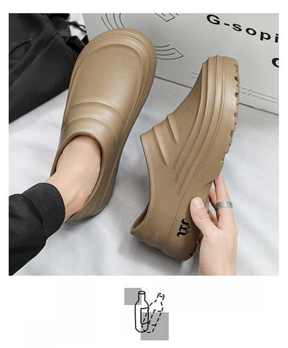 Summer Chef Shoes – Anti-Slip & Oil-Proof Work Slippers, Casual Trendy One-Step Fashion Sports Shoes