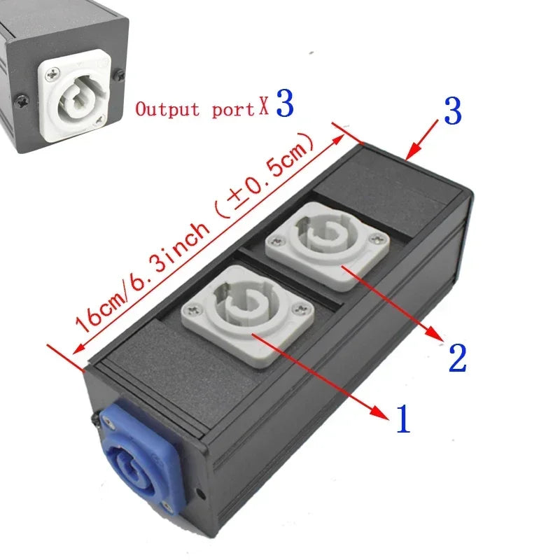 Chassis Light Connector – LED Power Connector AC Coupler Adapter Extender, NAC3MPA/NAC3MPB Aviation Socket 1-13AC