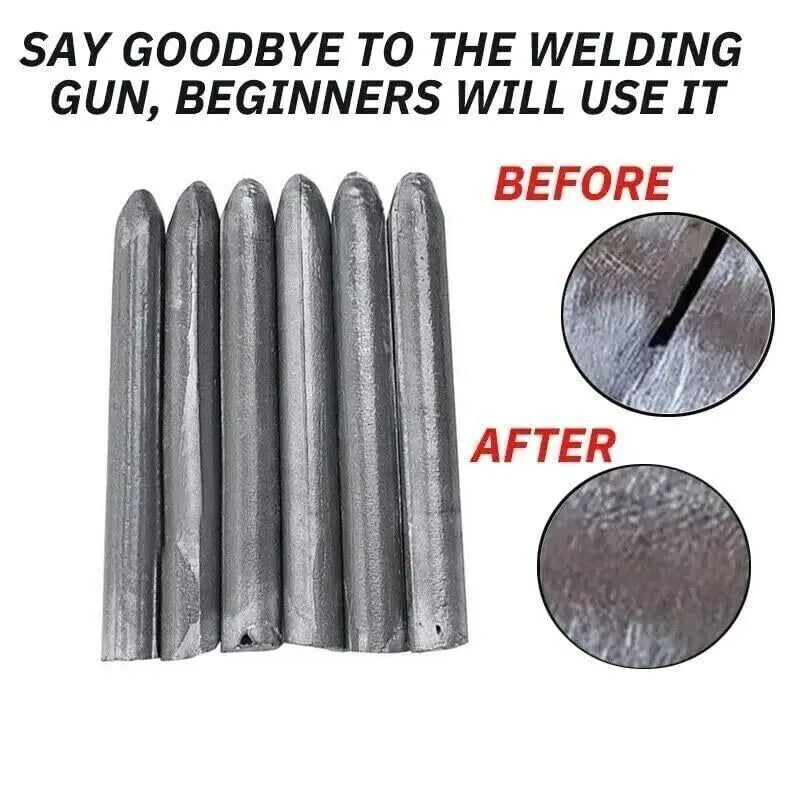 3/6 Pcs Low-Temp Welding Rods – Universal Arc Welding Accessories, Easy-Melt Aluminum Rods