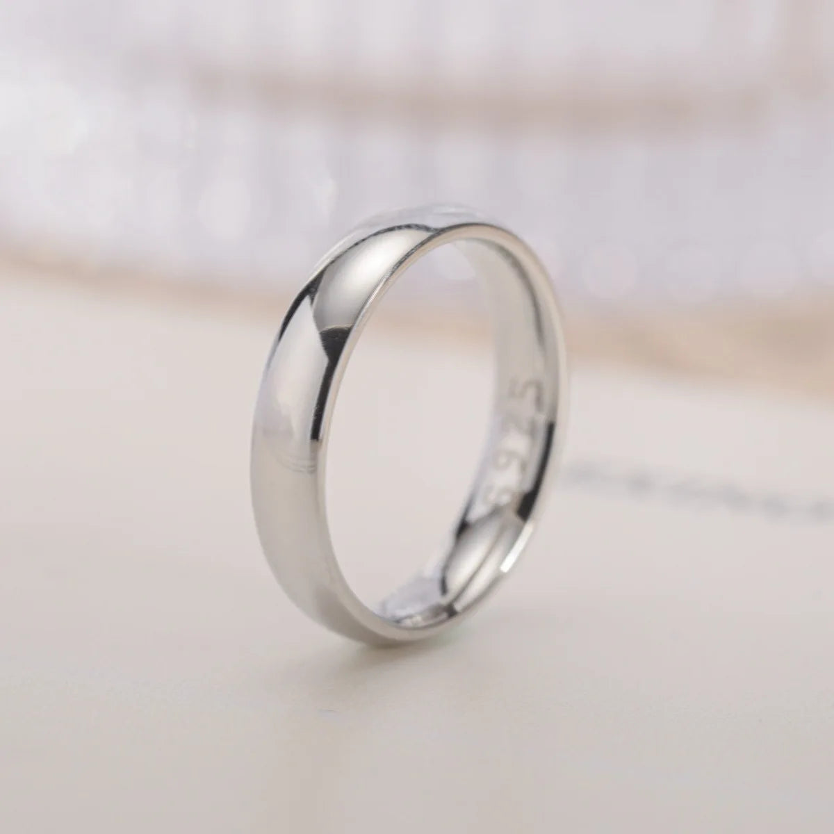 Gold Plated Women’s Wedding & Engagement Ring – Simple Fashion Couple Jewelry Gift