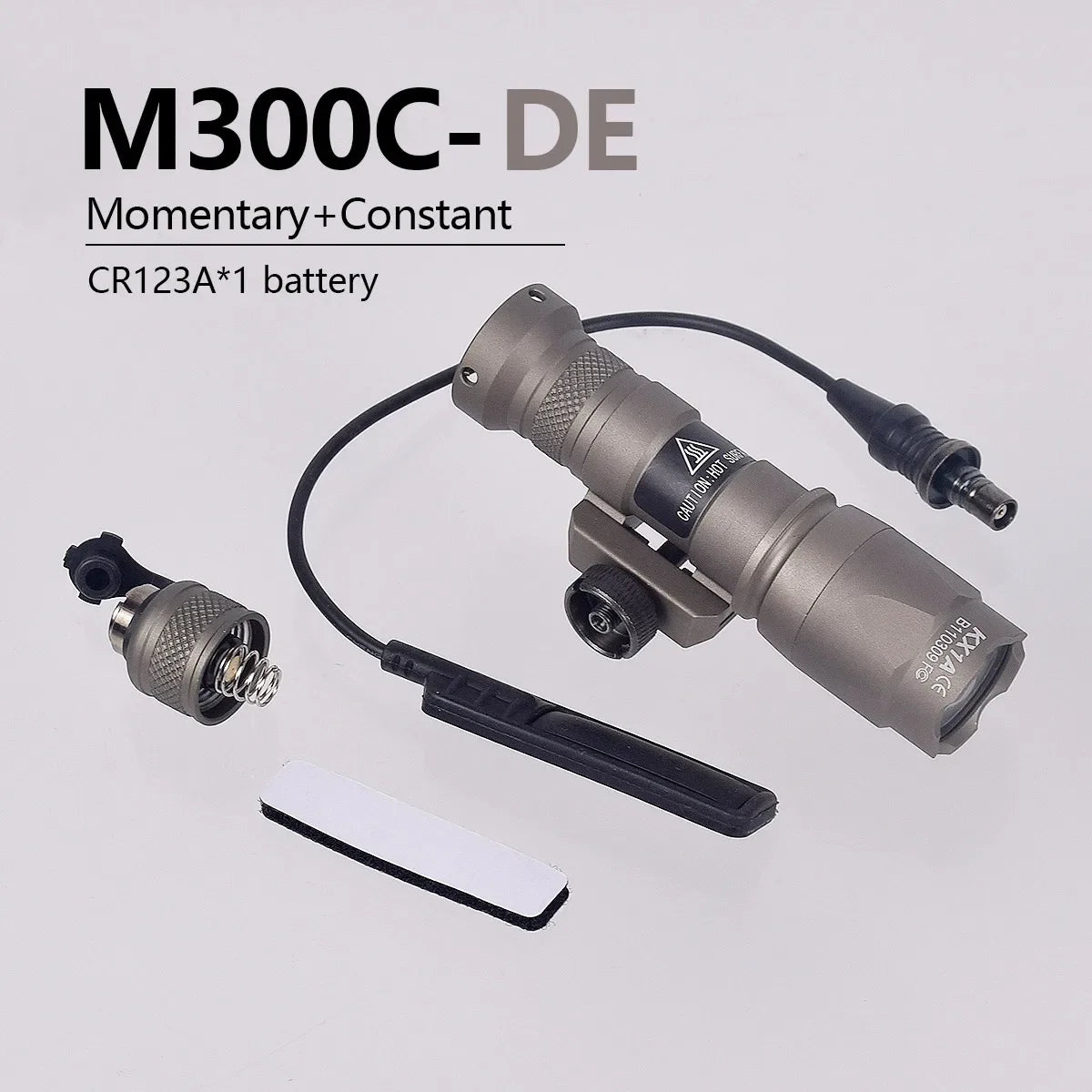 SureFire M600C/M600/M300/X300 Tactical Scout Light — Rifle Flashlight with Momentary Pressure Switch, US Warehouse