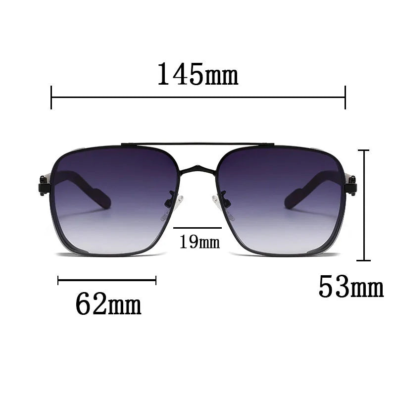 2023 Trendy Sunglasses for Men & Women – Square, Luxe Vintage Retro Steampunk Fashion Glasses, Gafas De Sol Hombre