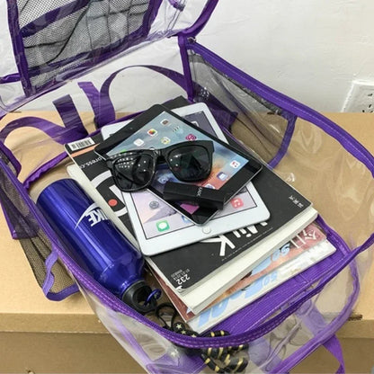Transparent Shoulder Bag | Unisex Large Capacity Waterproof Multifunctional Backpack for Men & Women