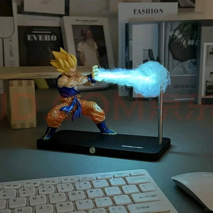 Rechargeable Dragon Ball Gogeta Lamp – Son Goku Kakarotto Kamehameha Wave Magnetic Anime Light