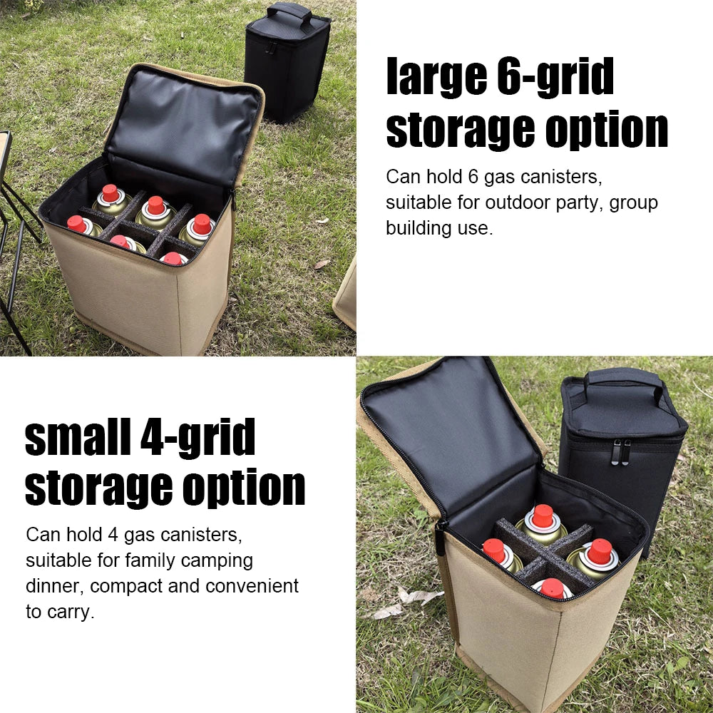 Portable Camping Gas Tank Storage Bag – Protective, Anti-Collision Fuel Cylinder Carrying Case for Outdoor Cooking