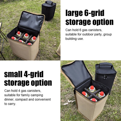 Portable Camping Gas Tank Storage Bag – Protective, Anti-Collision Fuel Cylinder Carrying Case for Outdoor Cooking