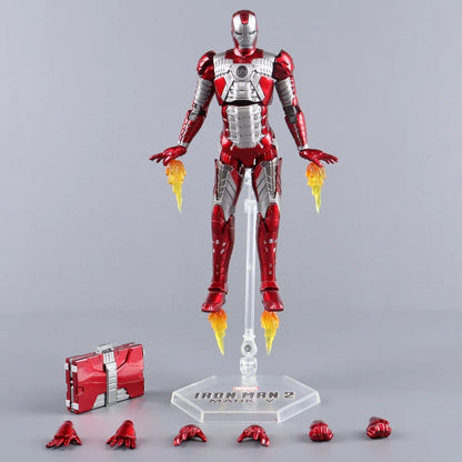 ZD Toys 7" Iron Man Action Figures – Joint Movable MK1 to MK50 Movie Collectible Dolls