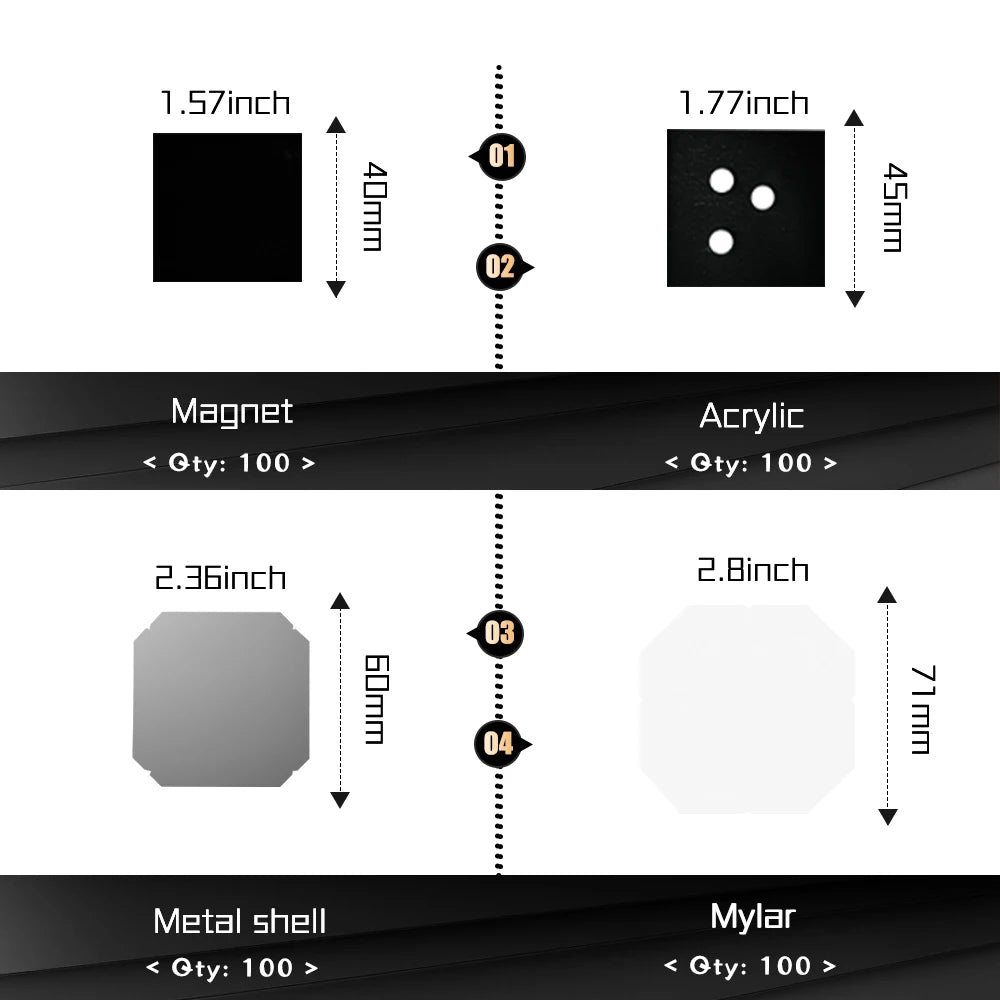 2x2 Inch Button Maker Machine - Custom Photo Fridge Magnet Making Kit with Cutter & Magnets