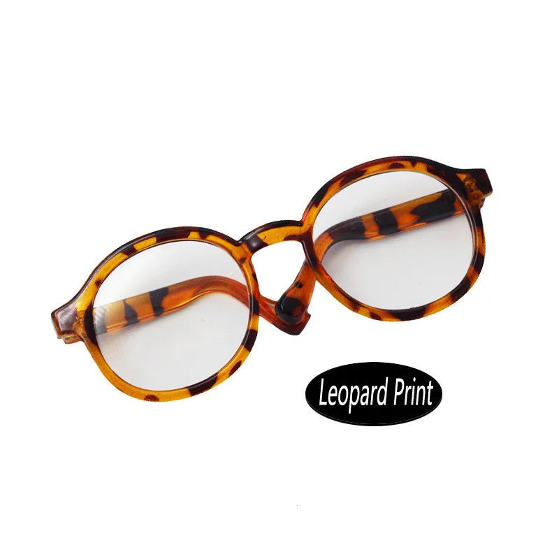 6.5cm & 9cm Transparent Plastic Glasses – Sunglasses for 1/8, 1/6, 1/3, 1/4 BJD Dolls, Labubu, MSD, SD, EXO Plush