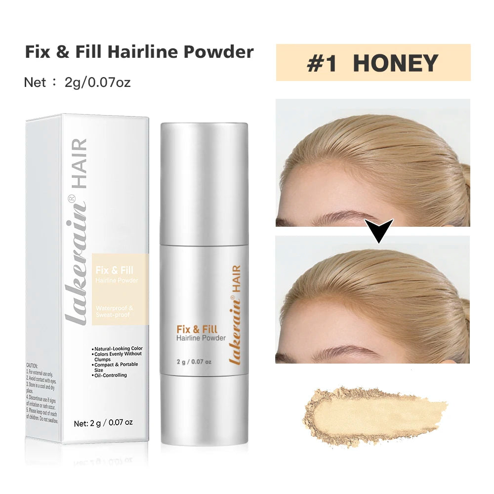 Waterproof Hairline Root Concealer Pen - Instant Gray Coverage Powder Stick for Easy Blending and Natural-Looking Hair Touch-Ups