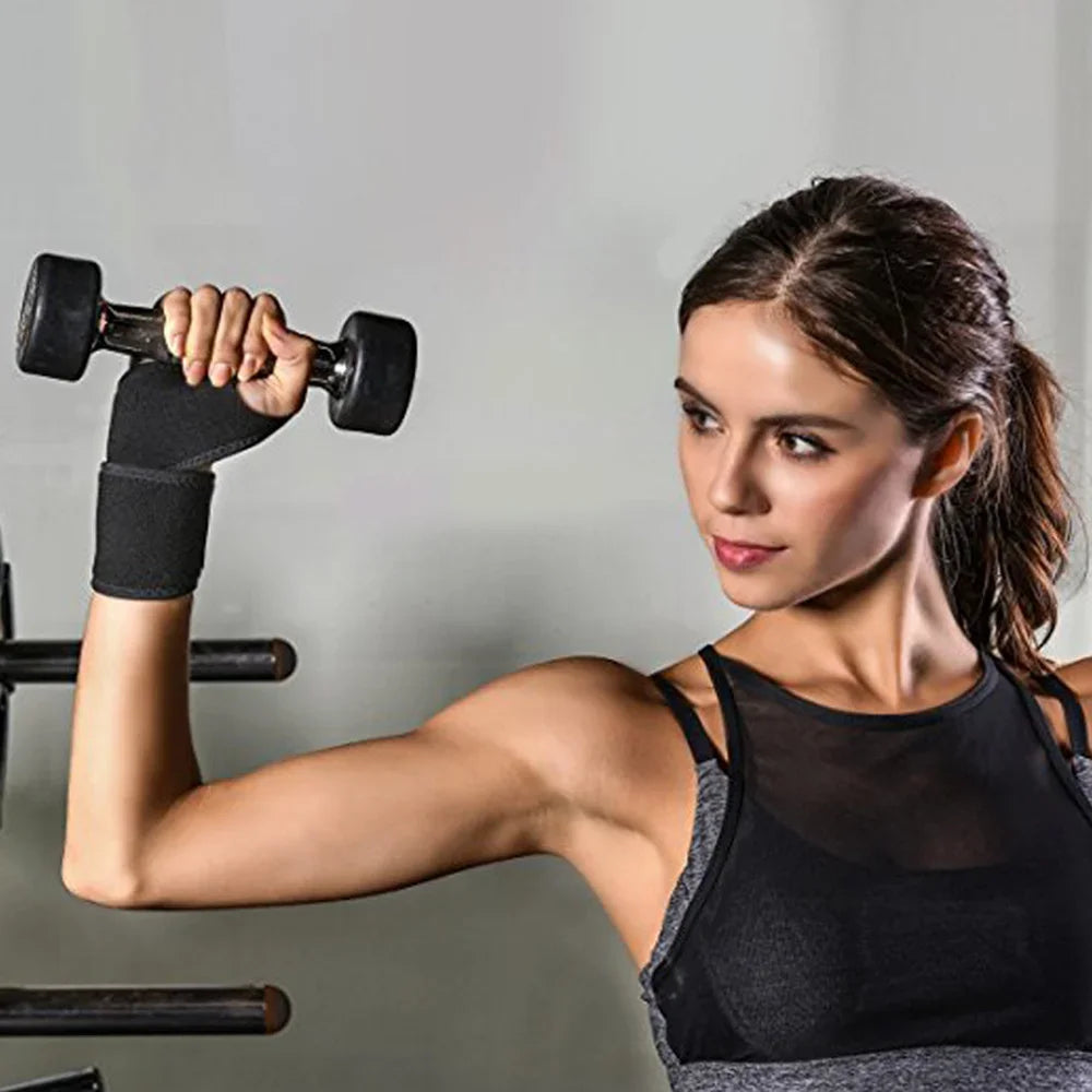 GOMOREON Wrist Guard Brace — Support Band for Carpal Tunnel Pain Relief & Fitness Wristbands