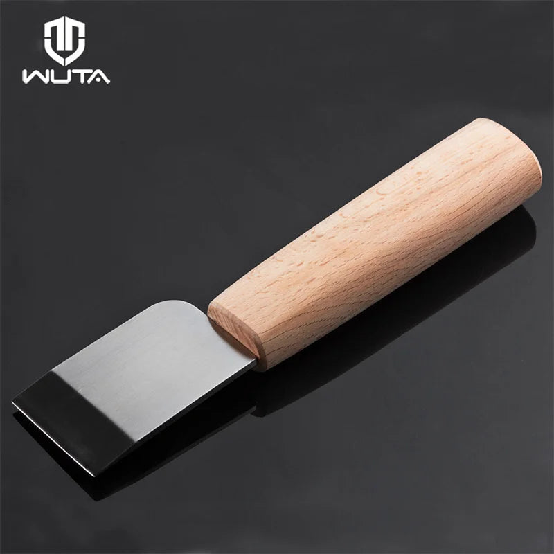 WUTA Professional Leather Craft Cutting Knife: High-Speed Steel Blade DIY Craft Tool - Right/Left-Handed Skiving and Sharpening