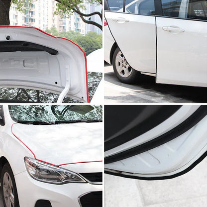 2/5/10M Car Door Edge Protector Strip - Anti-Collision Scratch Guard Trim with Steel Reinforcement for Auto Styling & Vehicle Protection