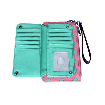 Kawaii Women's Long Wallet – Cute Cartoon Card Holder & Zipper Coin Purse