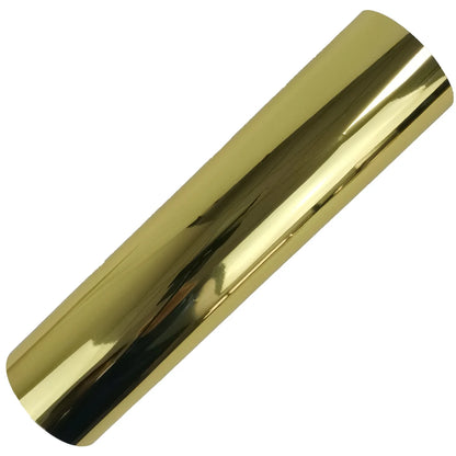 CHEONET Metallic Heat Transfer Vinyl - Glossy Iron-On HTV Roll Sheets for DIY Crafts & Apparel