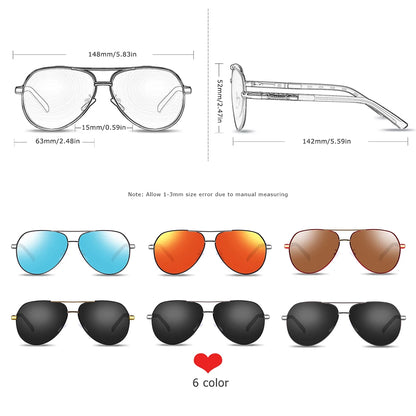 BARCUR Aluminum Vintage Polarized Sunglasses – Classic Men’s & Women’s Driving Shades, UV Protection Eyewear