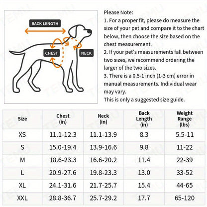 Water Safety Dog Life Jacket – Reflective and Adjustable Pet Flotation Vest with Handle and D-Ring, Polyester, Snap Button/Hook and Loop Closure – Hand Wash Only, for Small to Large Breeds