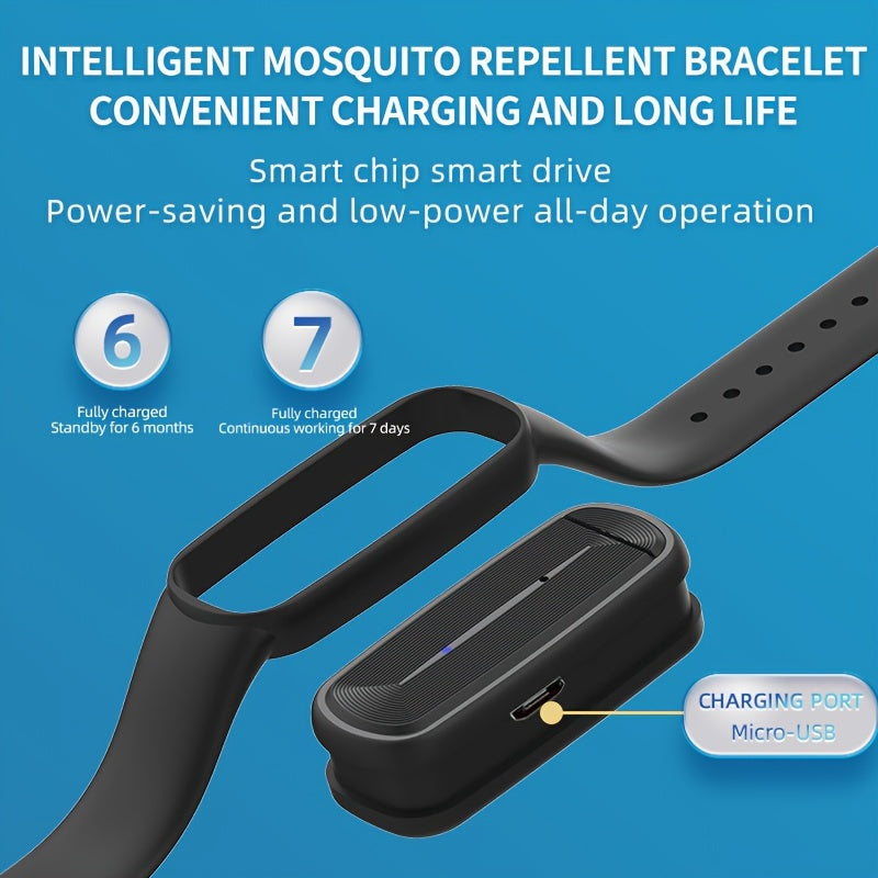 M90 Ultrasonic Mosquito Repellent Band – Electronic Outdoor Mosquito Prevention Watch