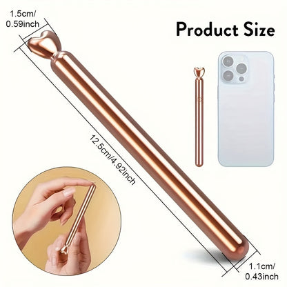 Portable Mini Bullet Massager – USB Rechargeable, 10 Speed High-Frequency Vibration, Handheld Electric Massage Stick