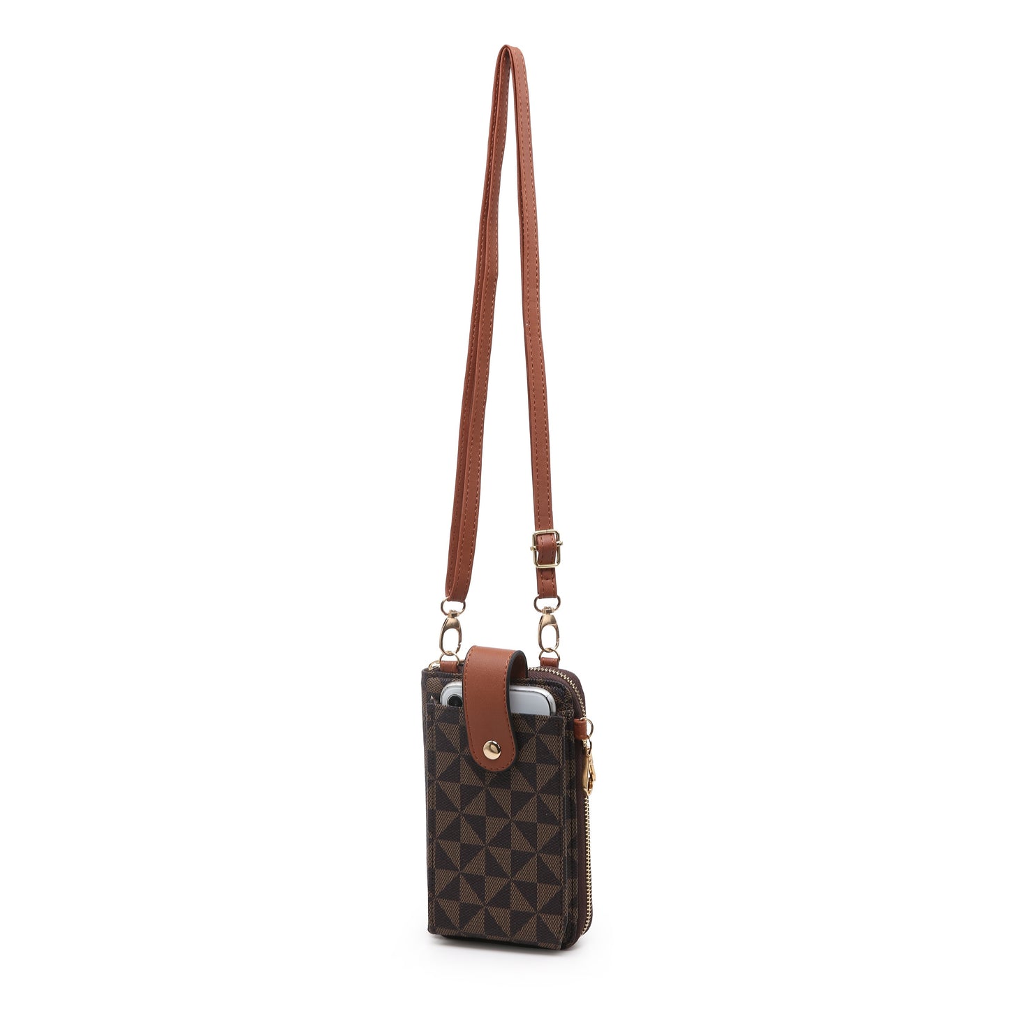 Women's Small Crossbody Phone Wallet - Mini Shoulder Bag with Credit Card Slots