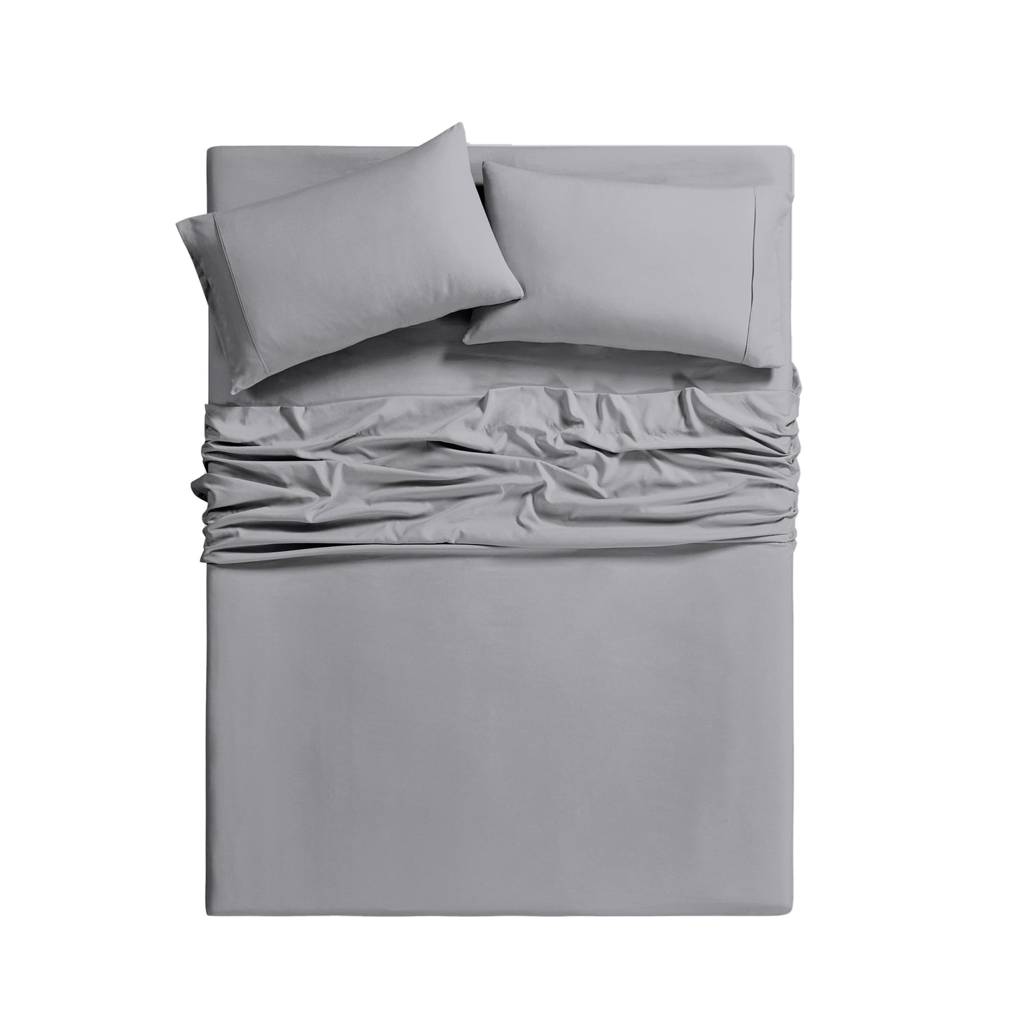 Bamboo 2000 Thread Count 6-Piece Luxury Sheet Set - Organic, Cooling, 16 Inch Deep Pocket, Egyptian Luxury with Bonus Pillowcases - Shrink and Fade Resistant