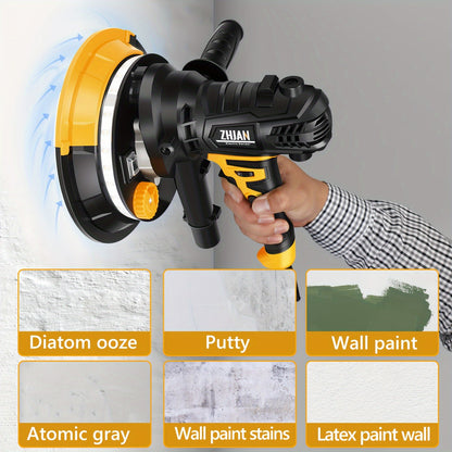 ZHJAN Handheld Drywall Sander - Portable Sanding Tool for Smooth Finishes