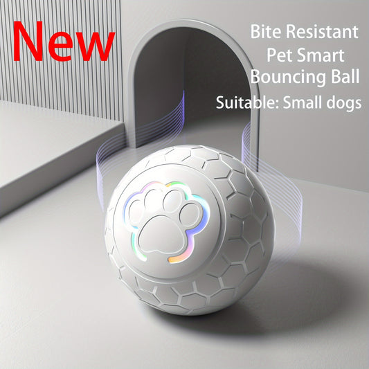 Smart Bounce Dog Toy Ball - Automatic, Interactive, Durable, Bite-Resistant, Electric Pet Toy for Indoor and Outdoor Play - Fun and Engaging for Dogs