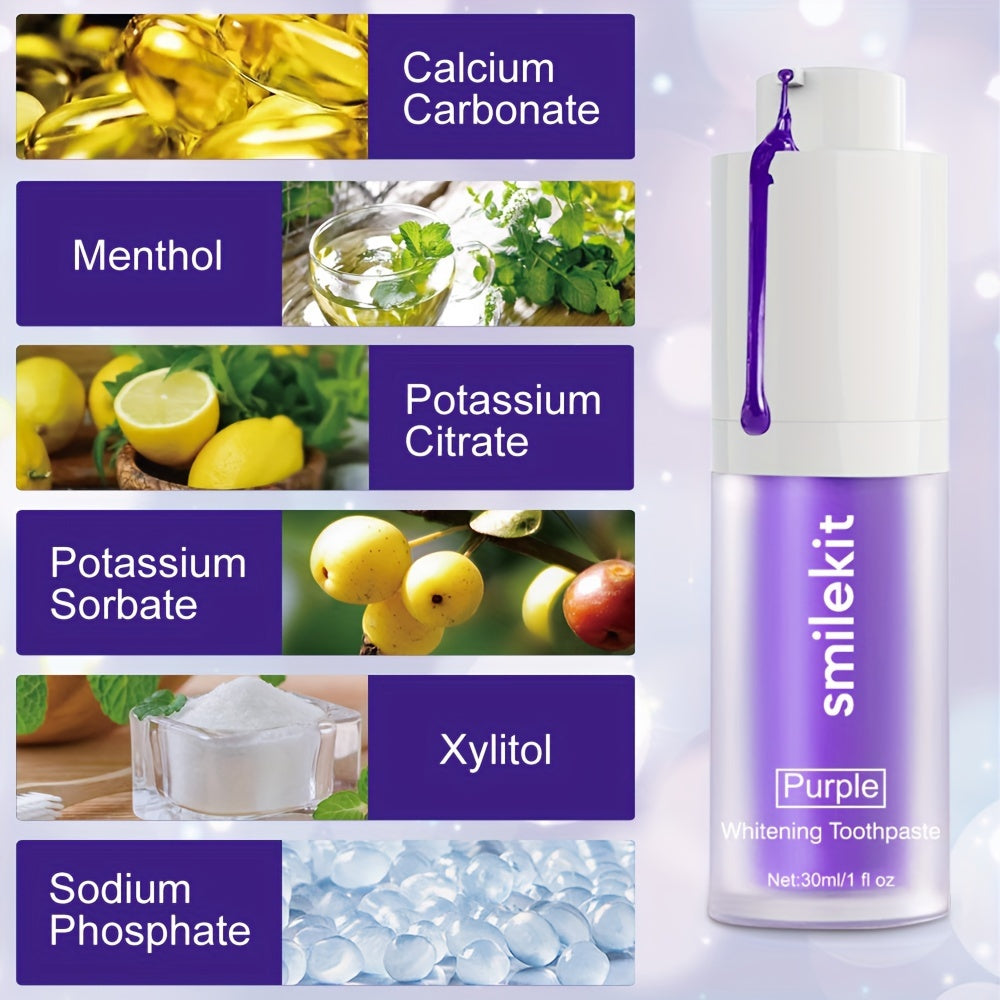 Premium Whitening Toothpaste – Deep Cleaning, Fresh Mint Flavor – Removes Stains, Plaque, and Bacteria for Fresh Breath – Oral Care for Home and Travel, Travel-Friendly Packaging