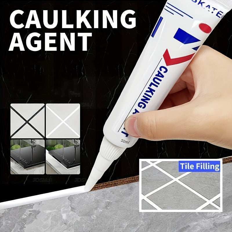 High-Quality Plastic Steel Putty Joint - Suitable for Basin Frame, Shower Room, Sink Edge, Toilet, Bathtub, Floor and Wall Tiles, Waterproof for Household Use