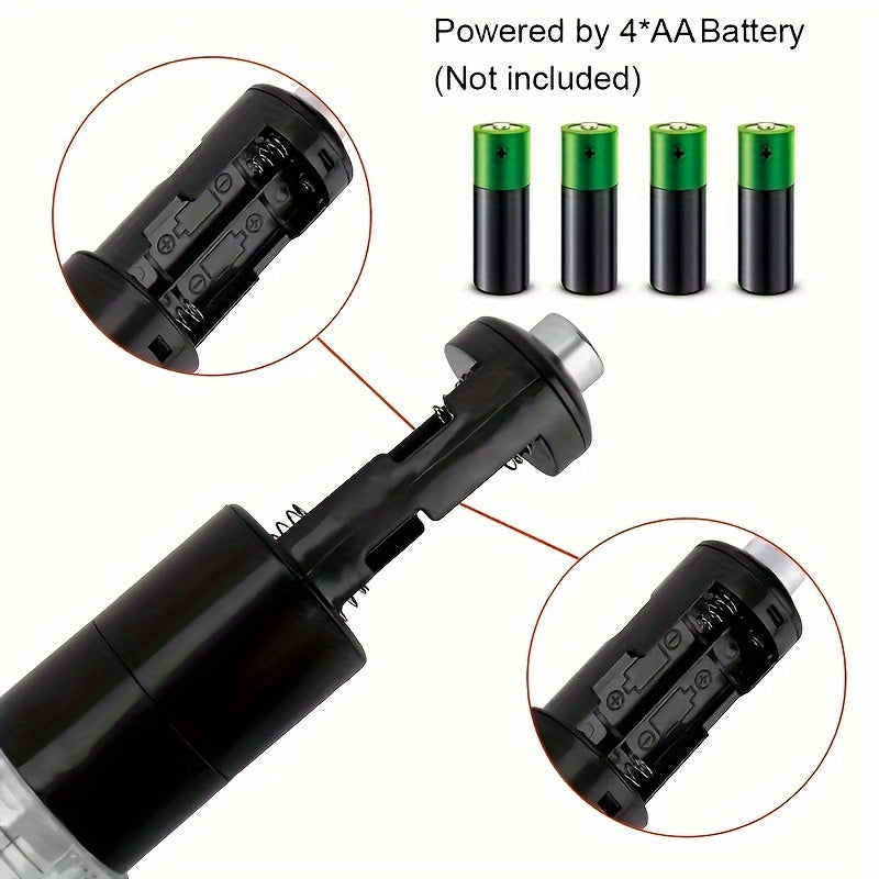 Automatic Electric Salt and Pepper Grinder Set - Stainless Steel with Easy-Turn Precision Grinding - Ideal for Kitchen and BBQ